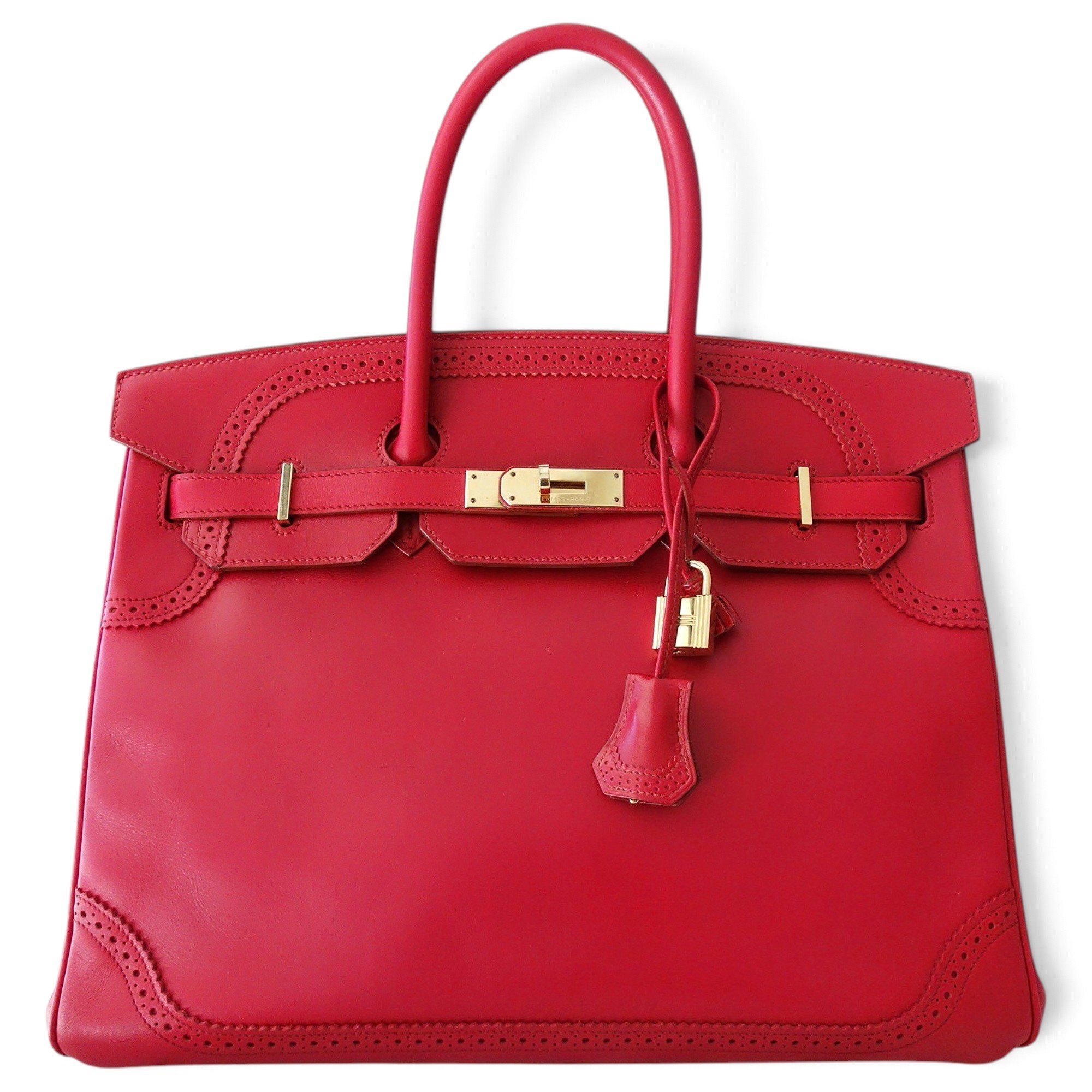 Birkin 35 leather handbag