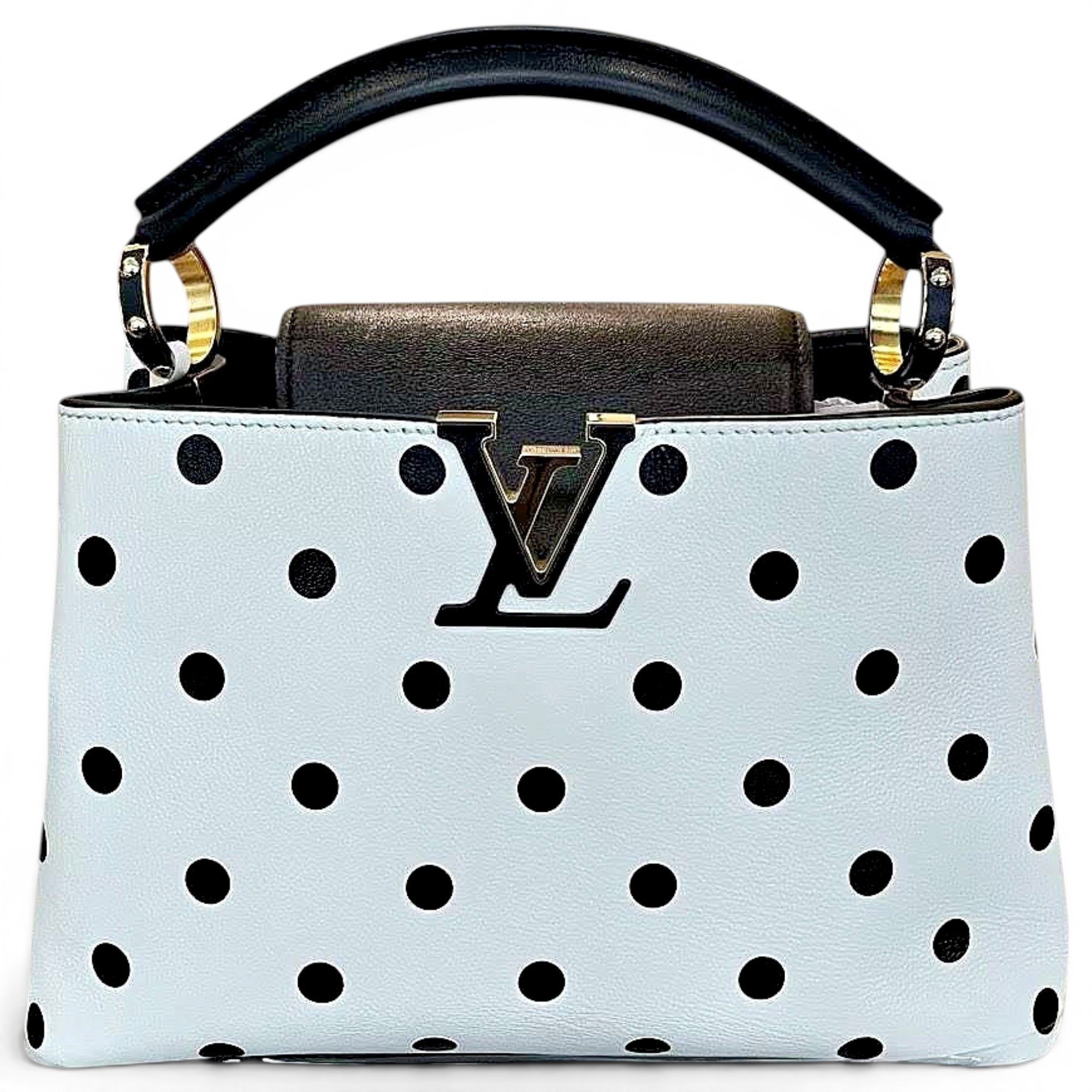 Capucines leather handbag