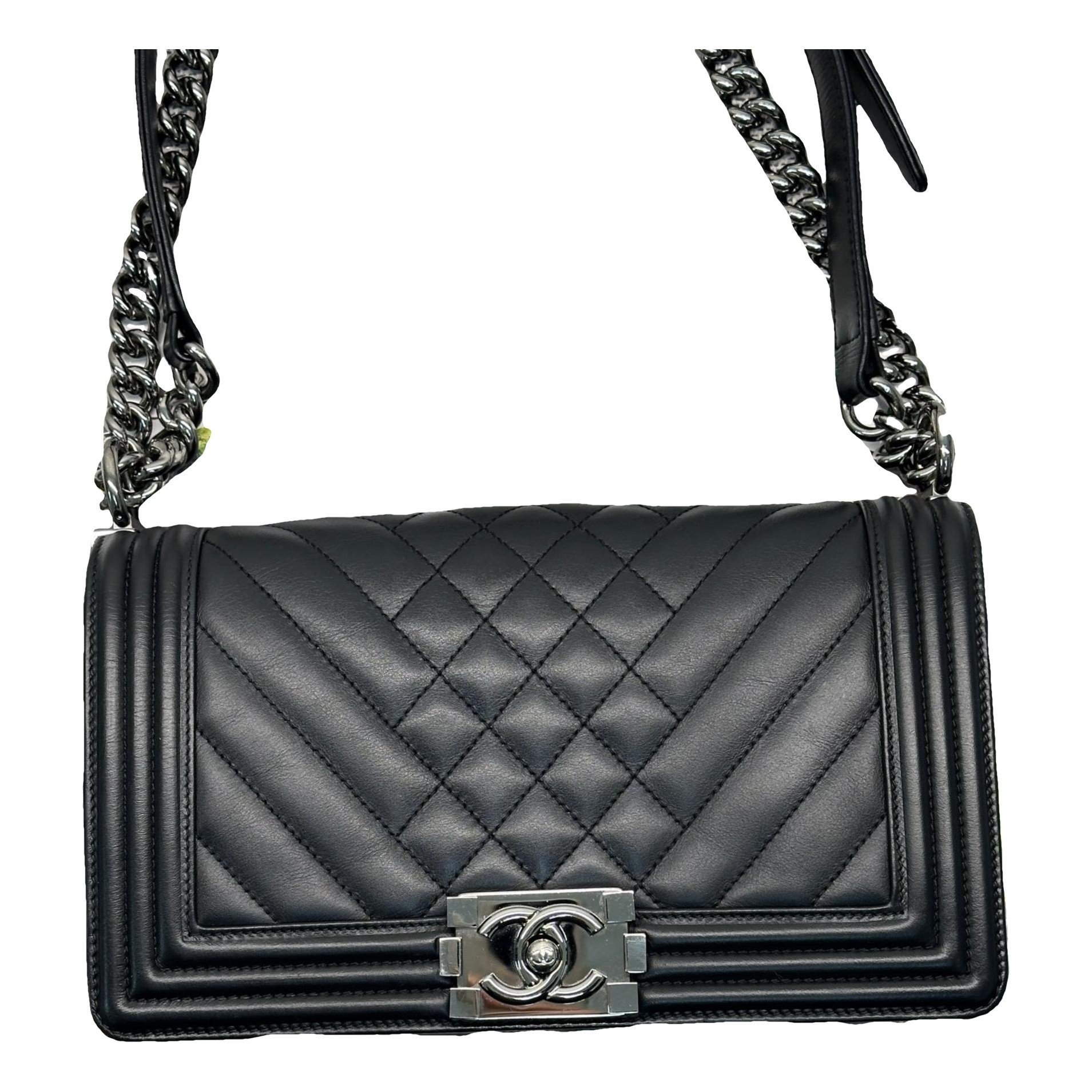 Boy leather crossbody bag