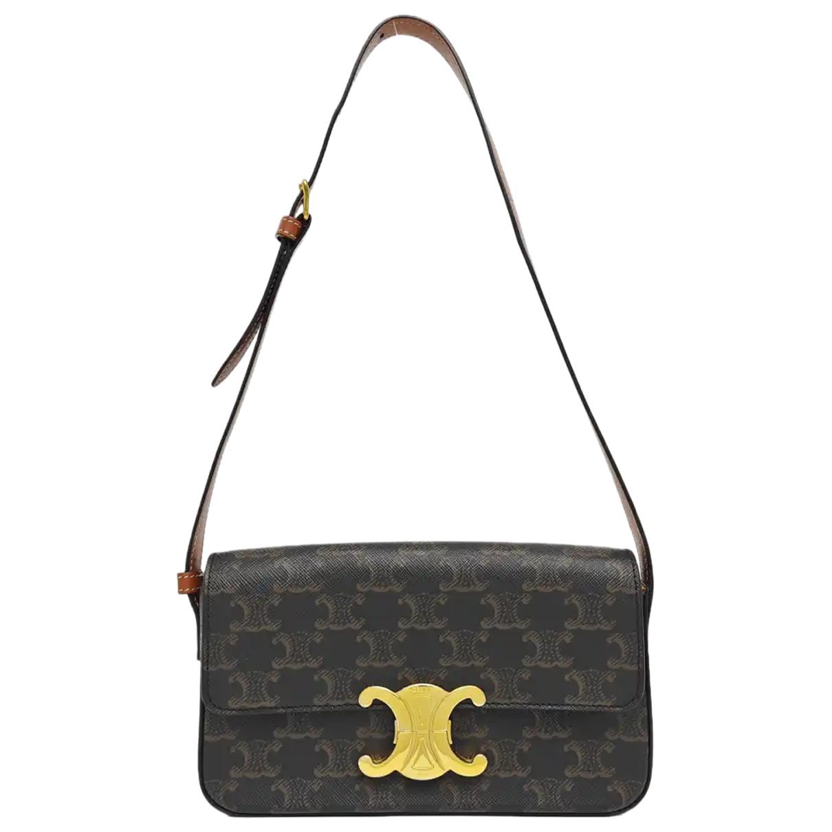 Triomphe leather handbag