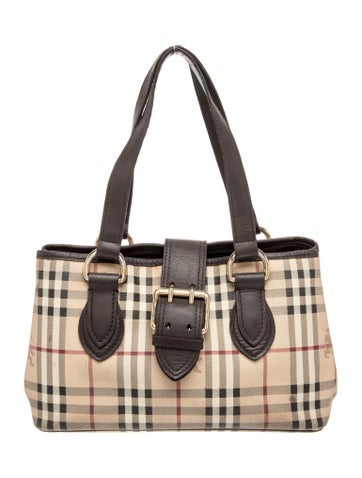 Burberry Haymarket Check Shoulder Bag