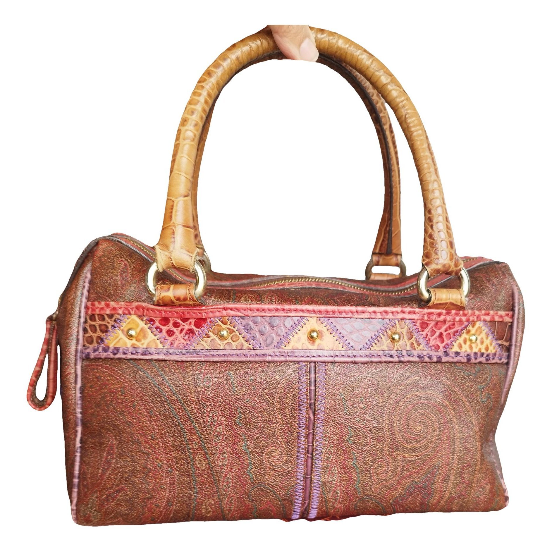 Leather handbag
