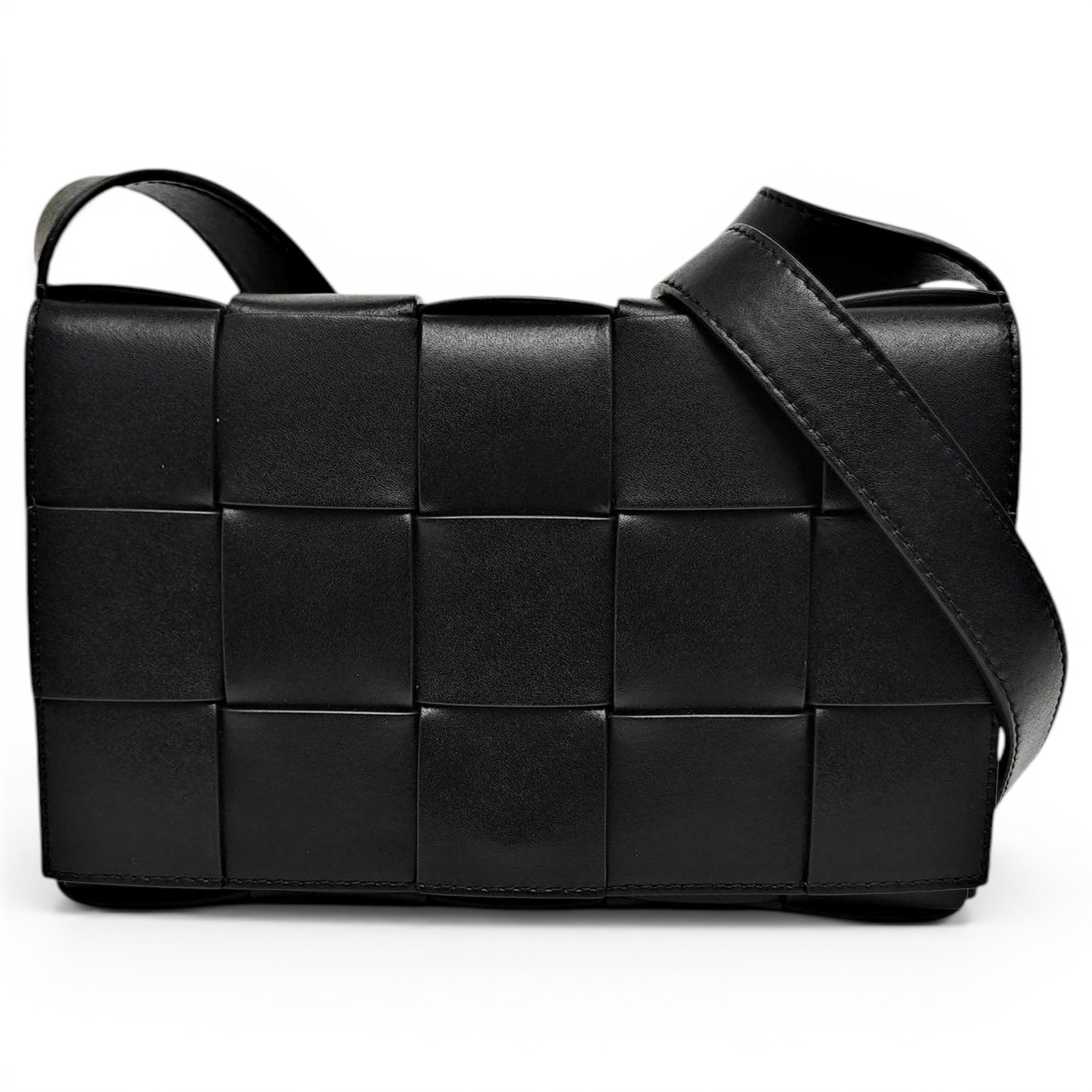 Cassette leather crossbody bag