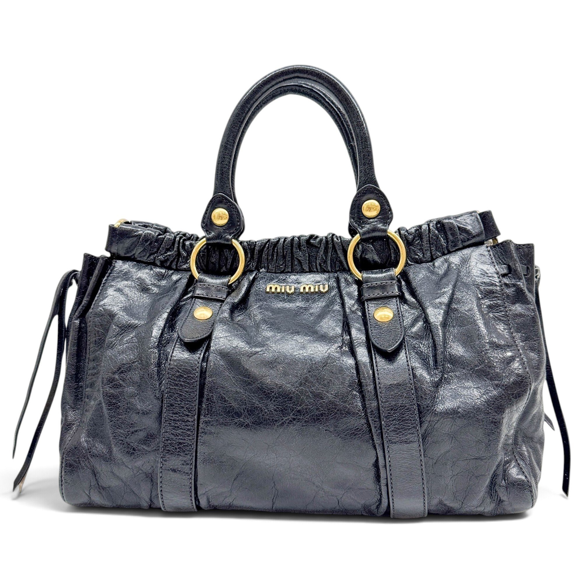 Vitello leather handbag