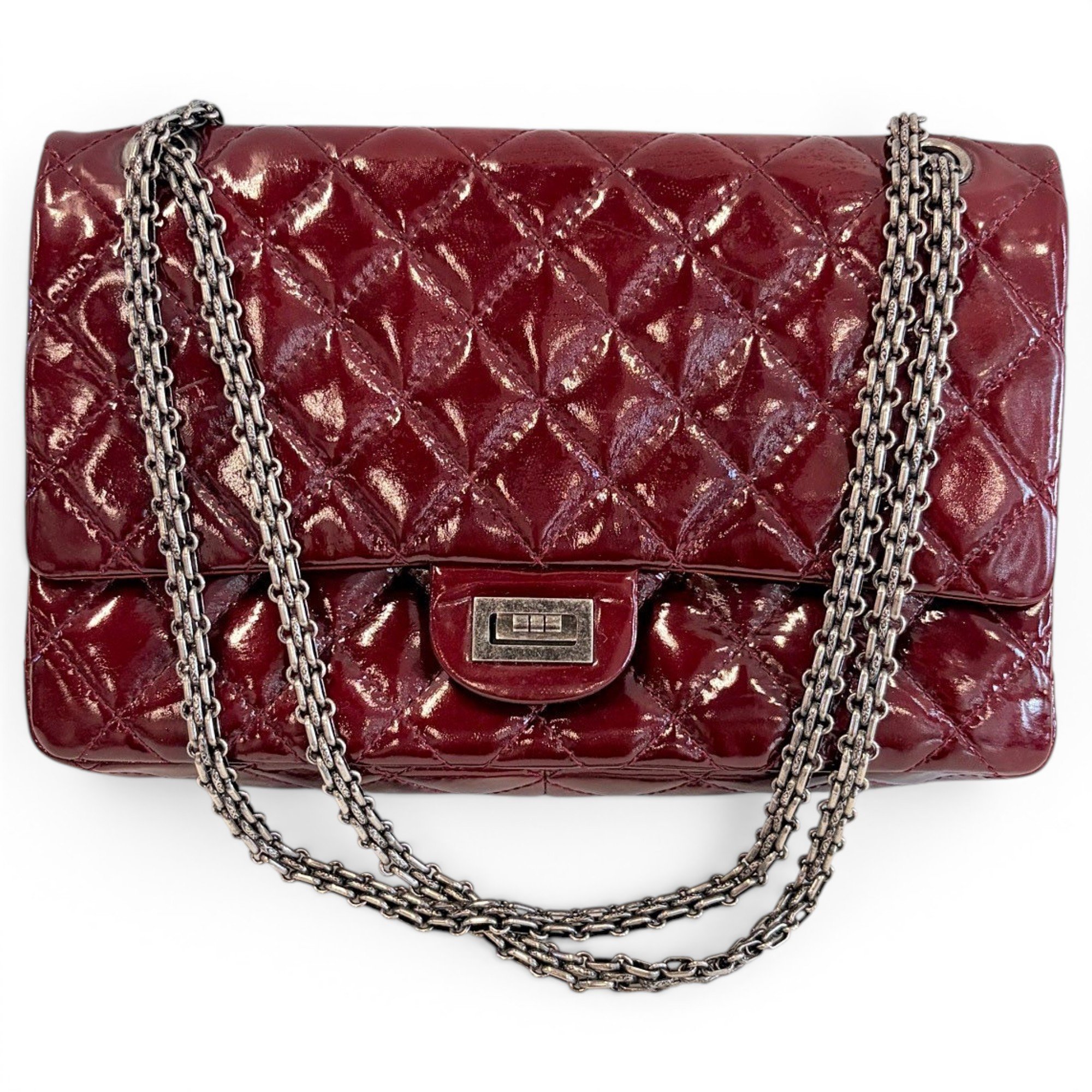2.55 patent leather crossbody bag