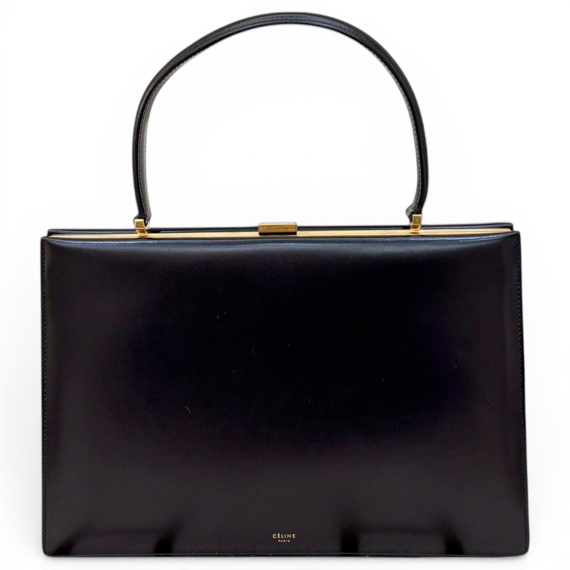 Clasp pony-style calfskin handbag
