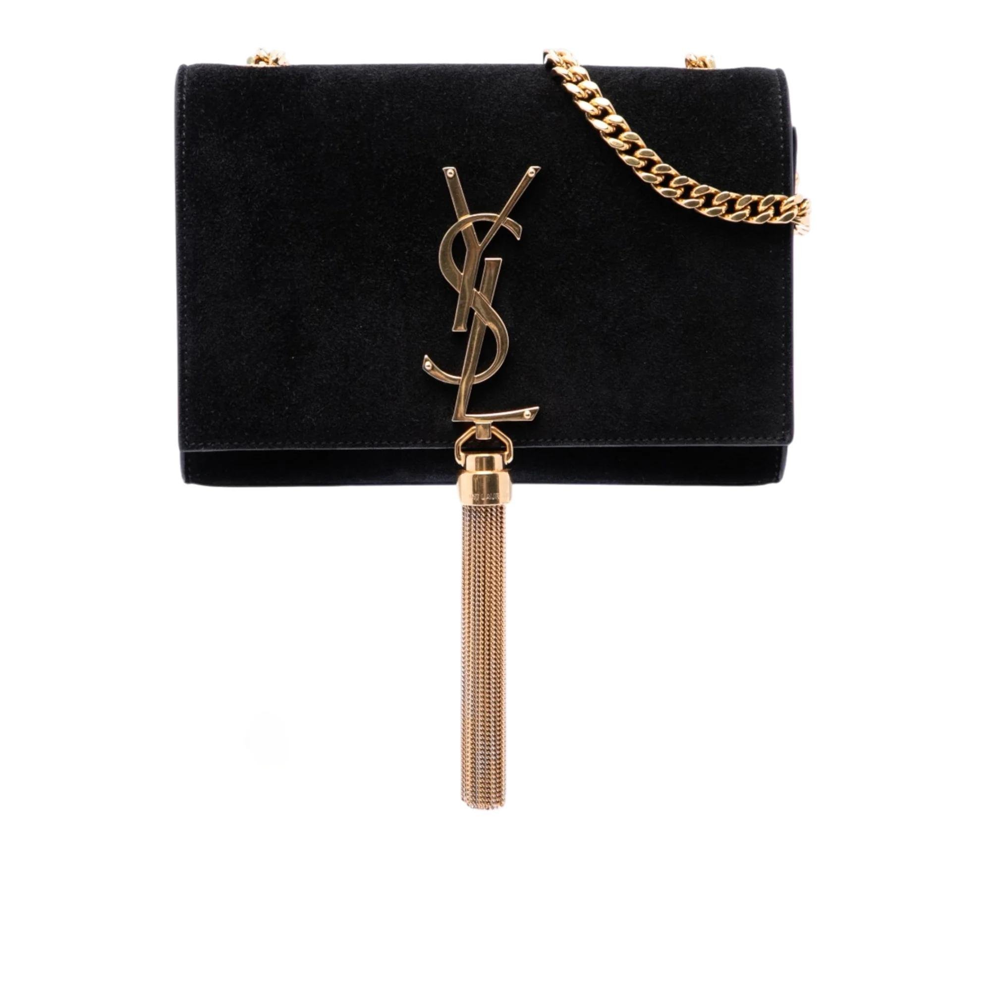 Kate monogramme velvet handbag