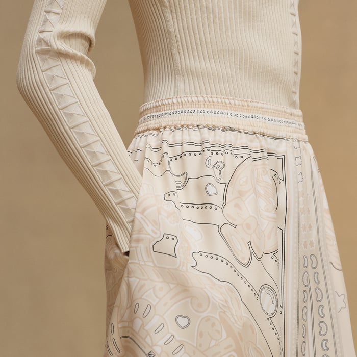 Blanc Perle "Candy Libris Bandana" Short Pants