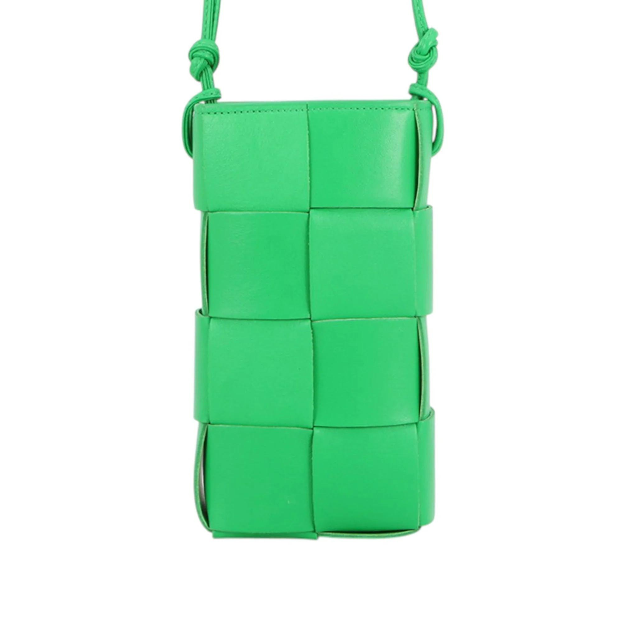 Cassette leather crossbody bag