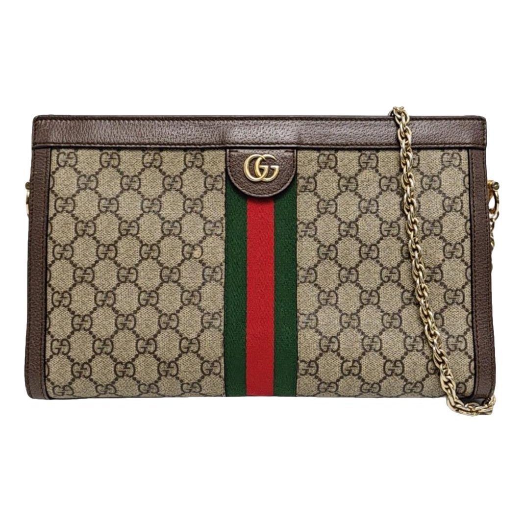 Ophidia Chain leather handbag