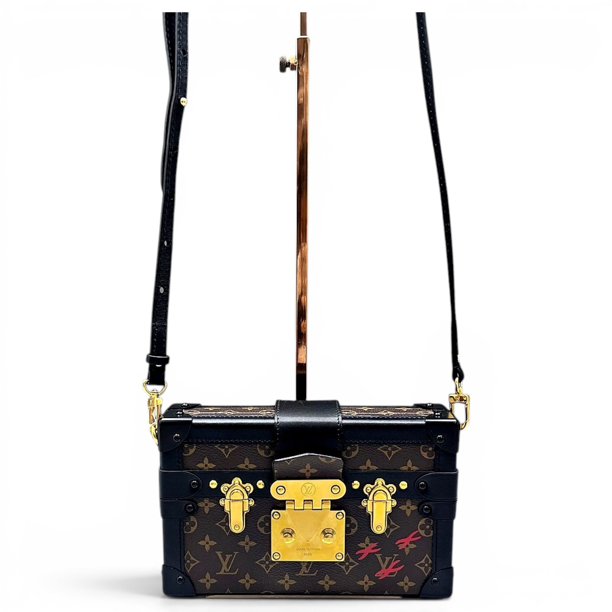 Petite Malle leather handbag