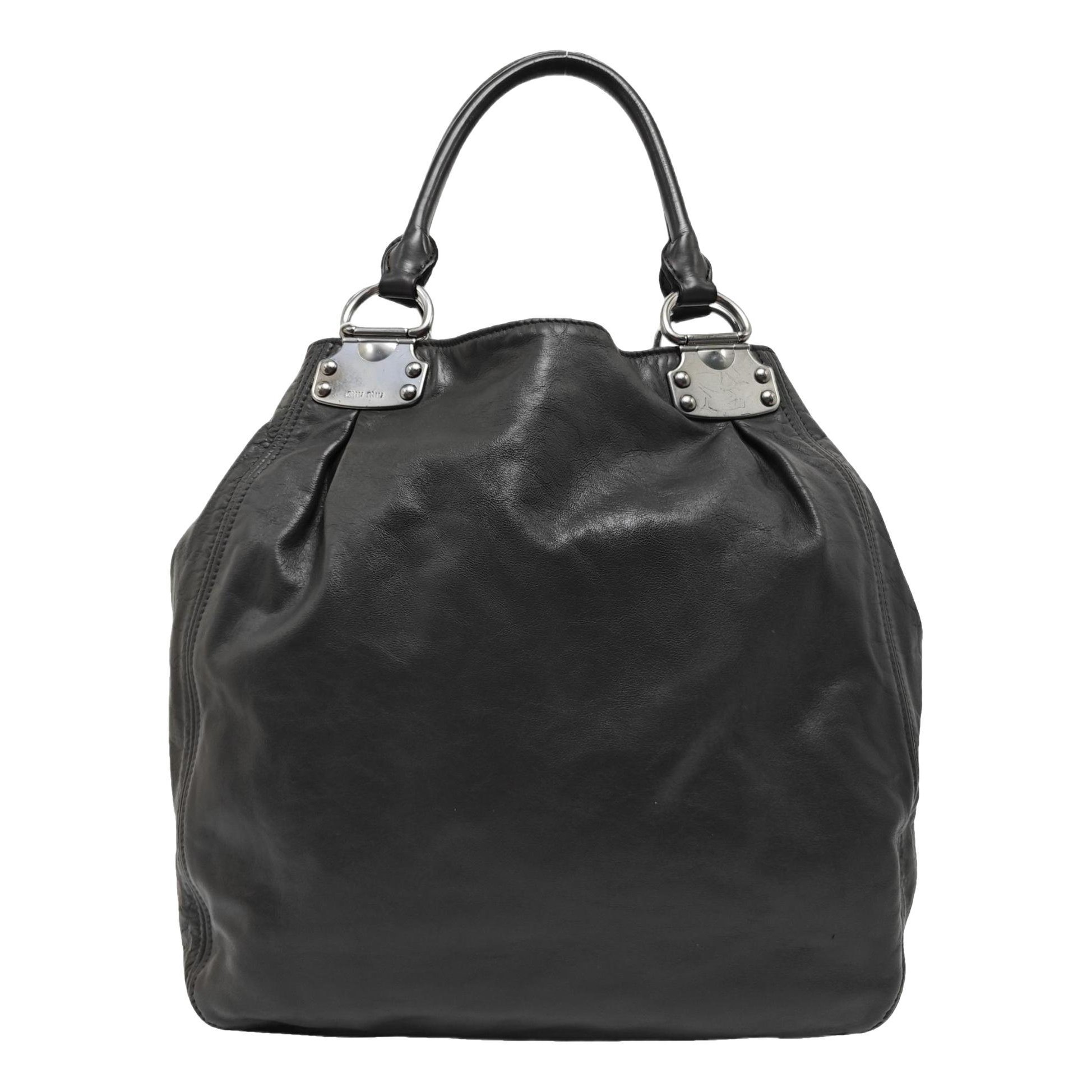 Leather handbag