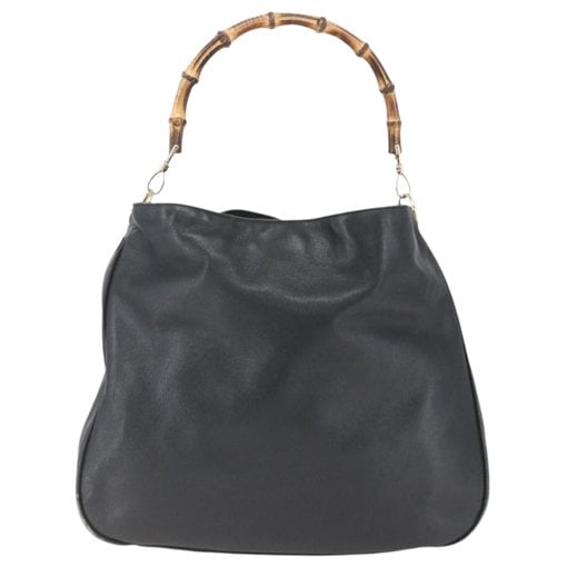 Bamboo leather handbag