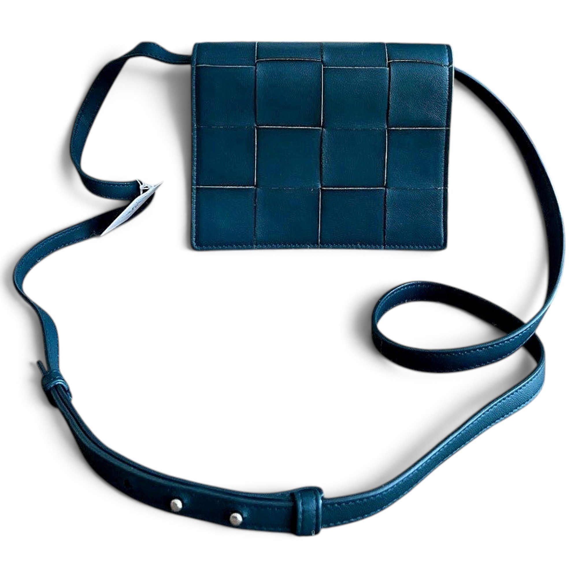 Cassette leather crossbody bag