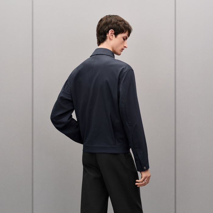Marine "Neo Pique" Straight Cut Jacket