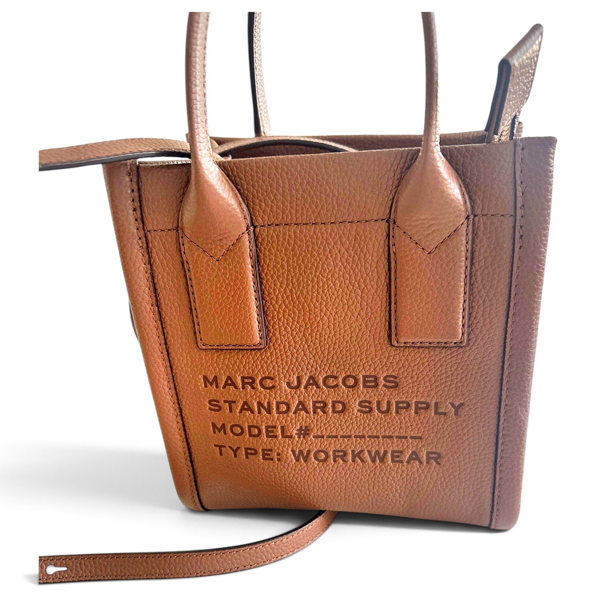 The Tag Tote leather tote