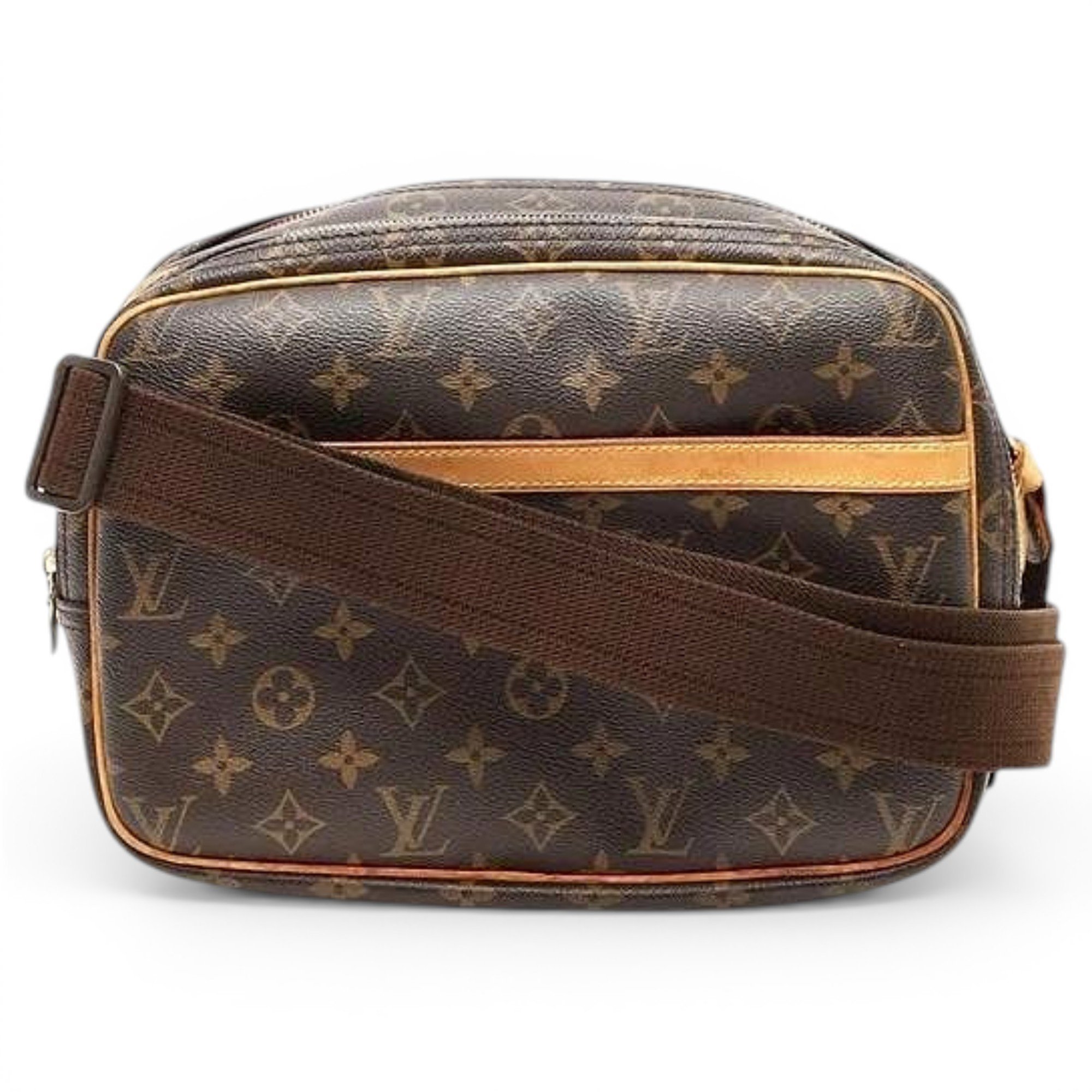 Reporter leather crossbody bag