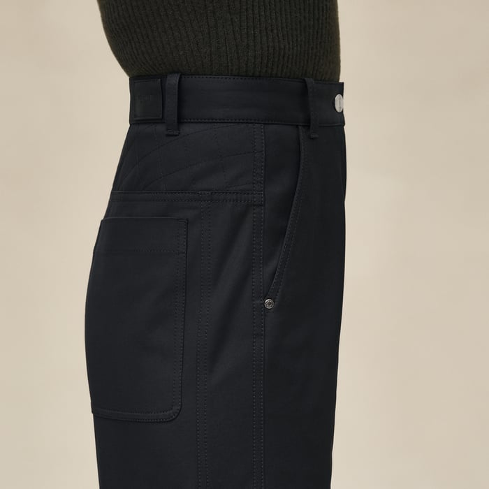 Noir High-waisted Pants