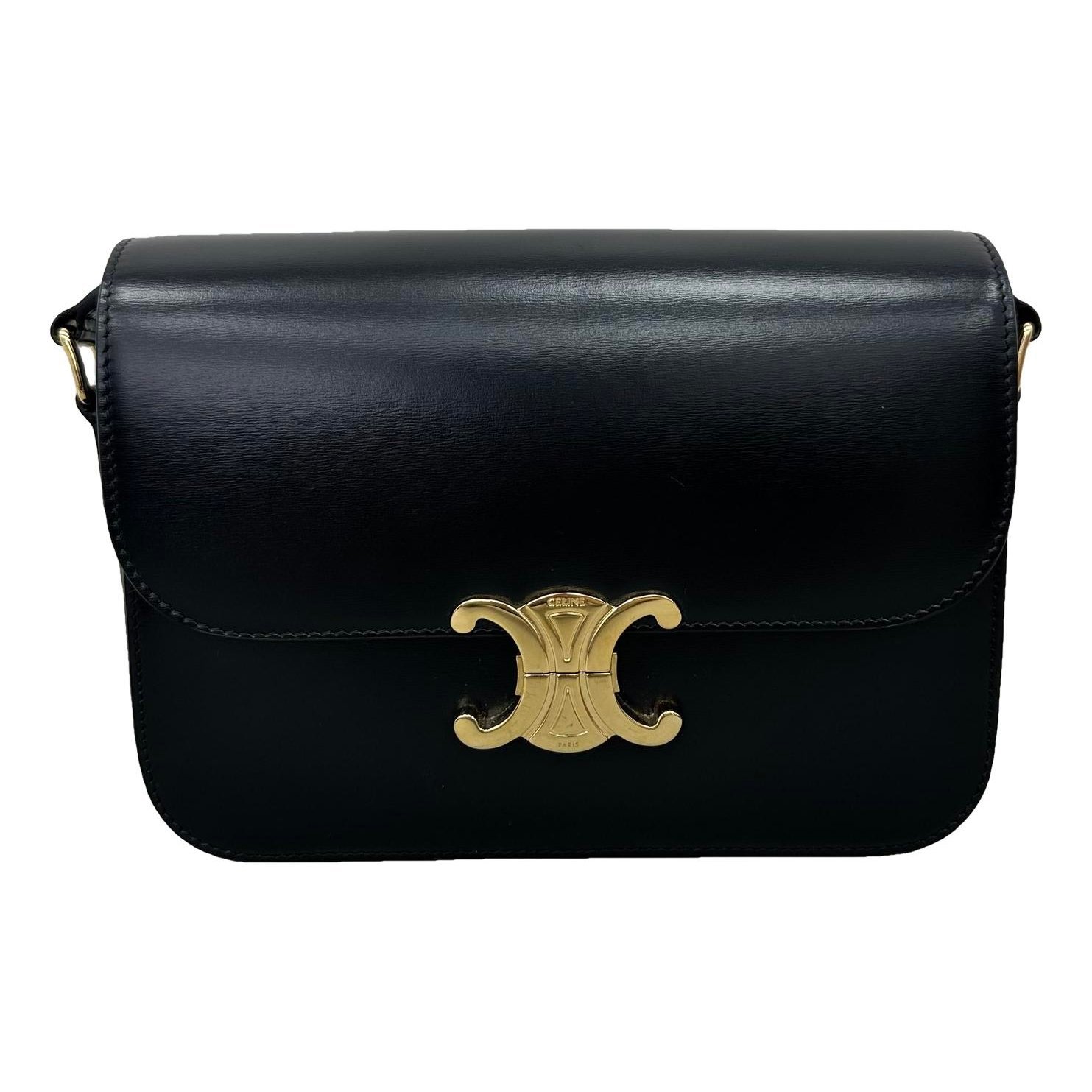 Triomphe leather handbag
