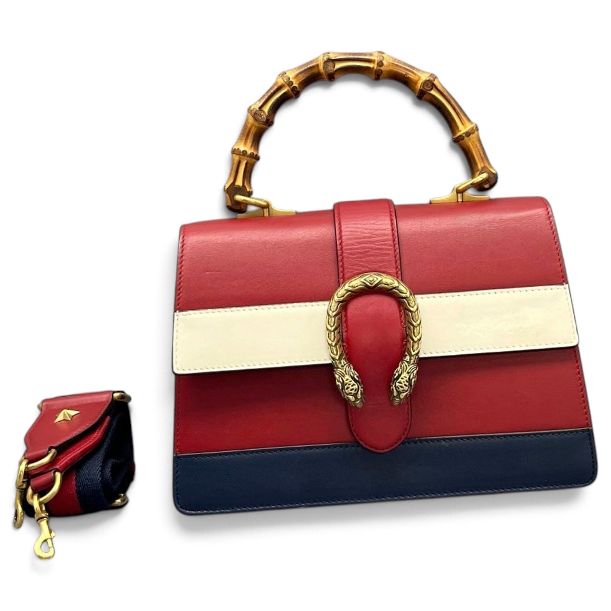 Dionysus Bamboo leather handbag