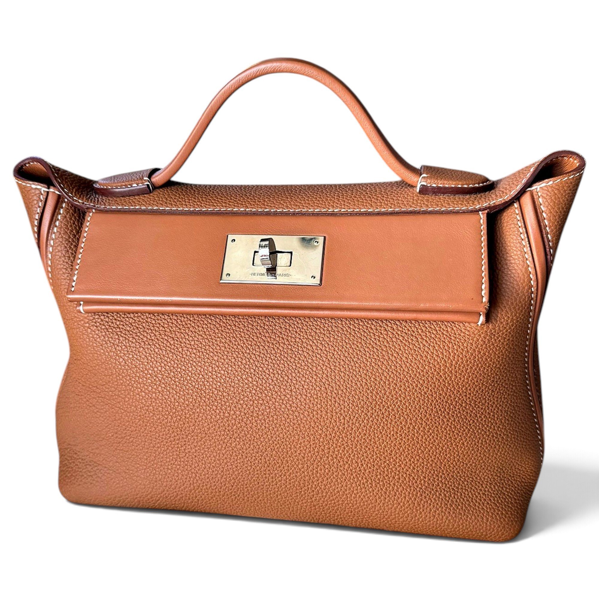 24/24 leather handbag