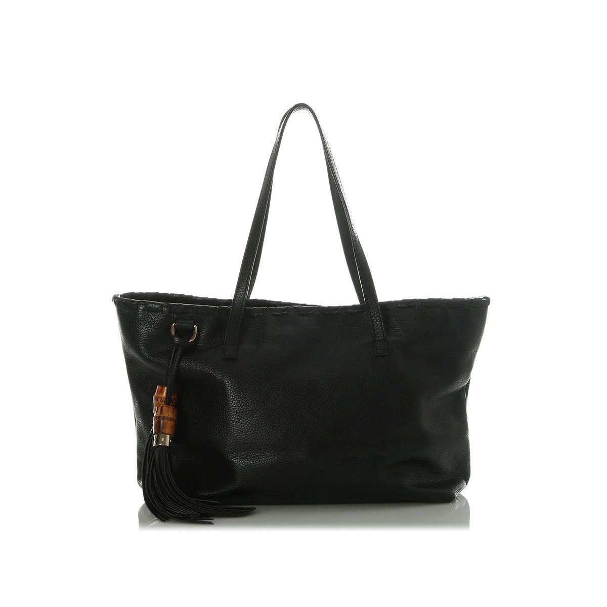 Leather tote