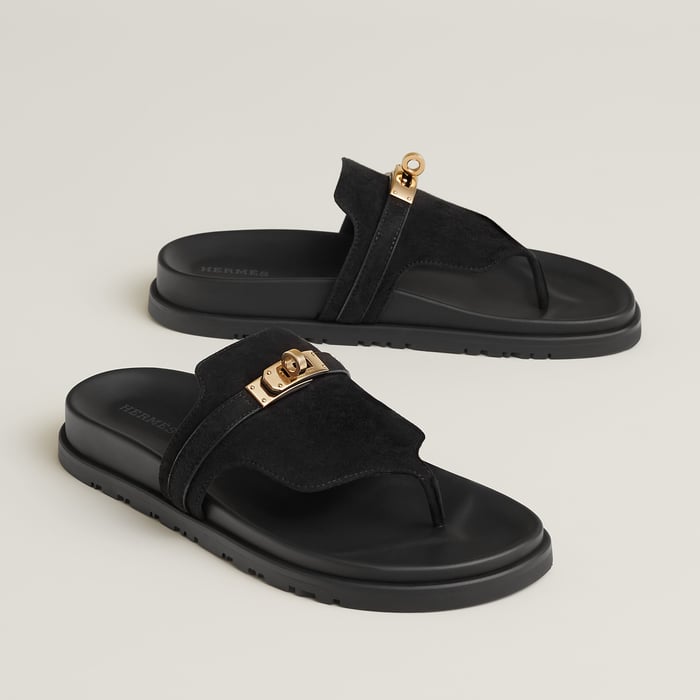 Noir Empire Sandal