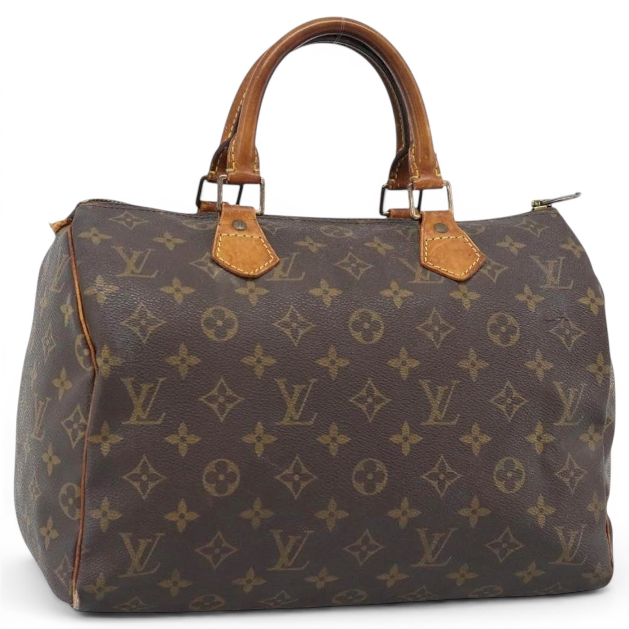 Speedy leather handbag