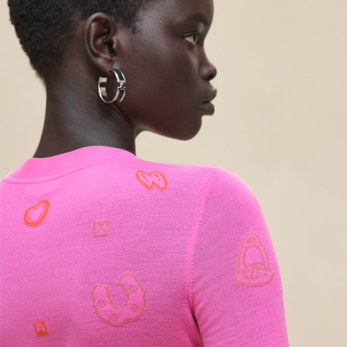 Rose Sakura "Candy Libris" Light Long-sleeve Sweater