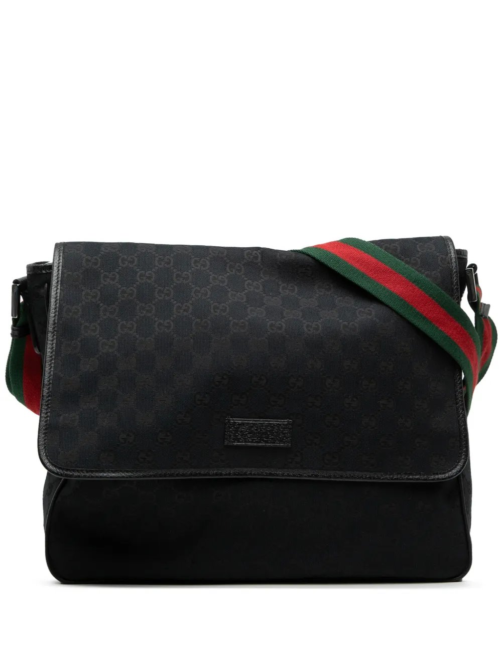 2000-2015 GG Canvas Web Flap Messenger Bag crossbody bag