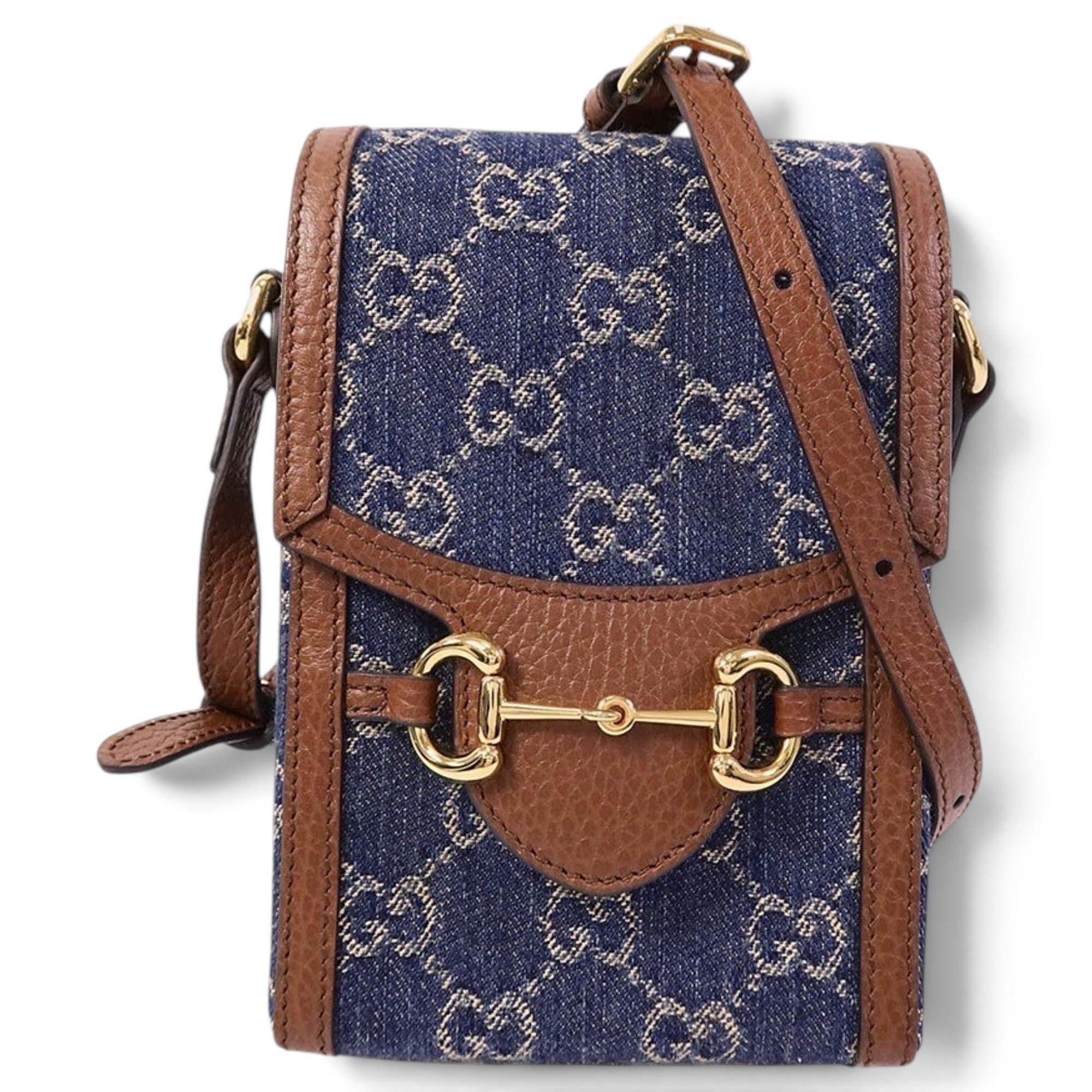 Horsebit 1955 leather crossbody bag