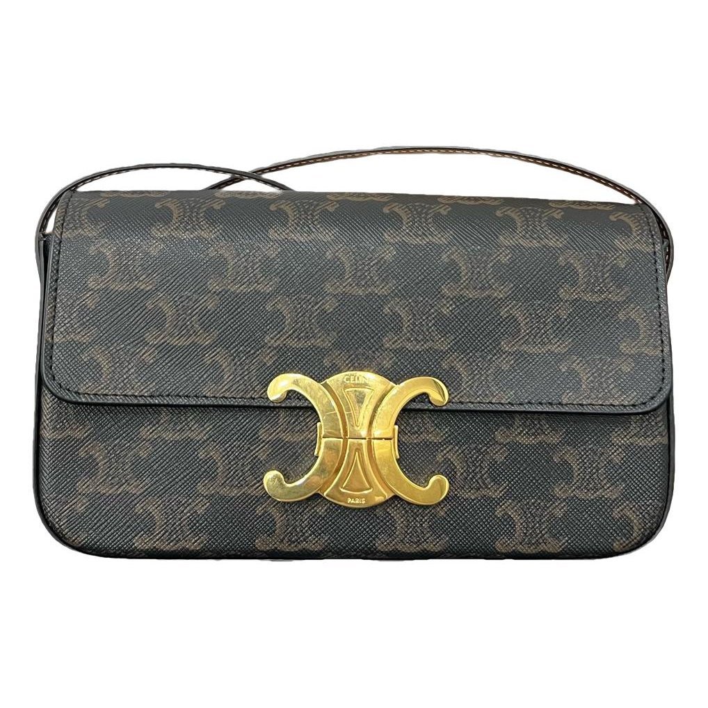 Triomphe Long leather handbag