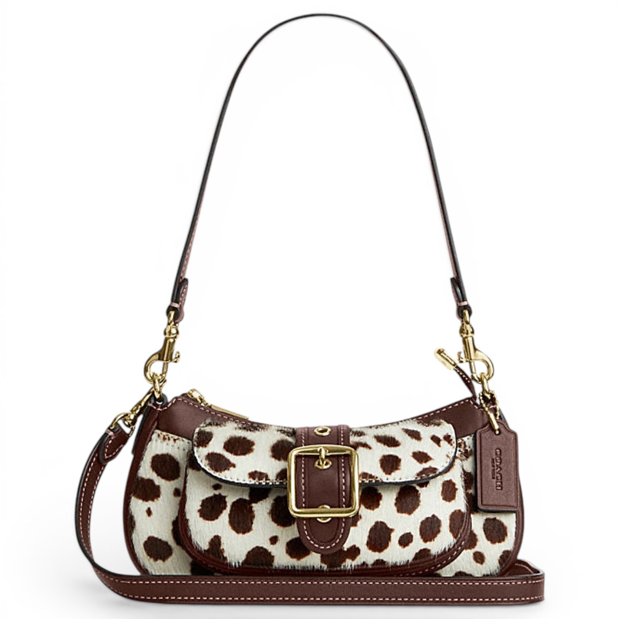 Pony-style calfskin crossbody bag