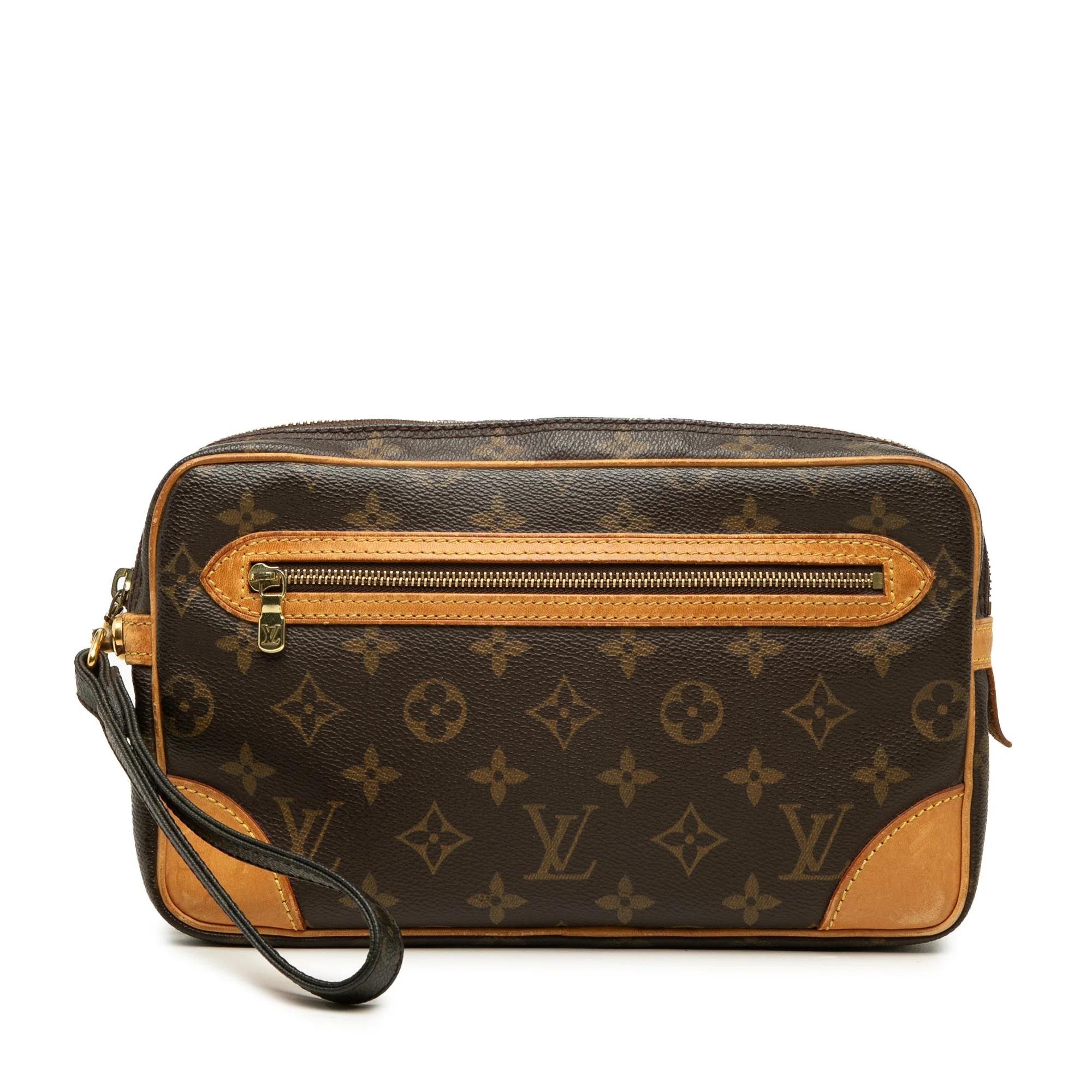 Marly Dragonne leather clutch bag