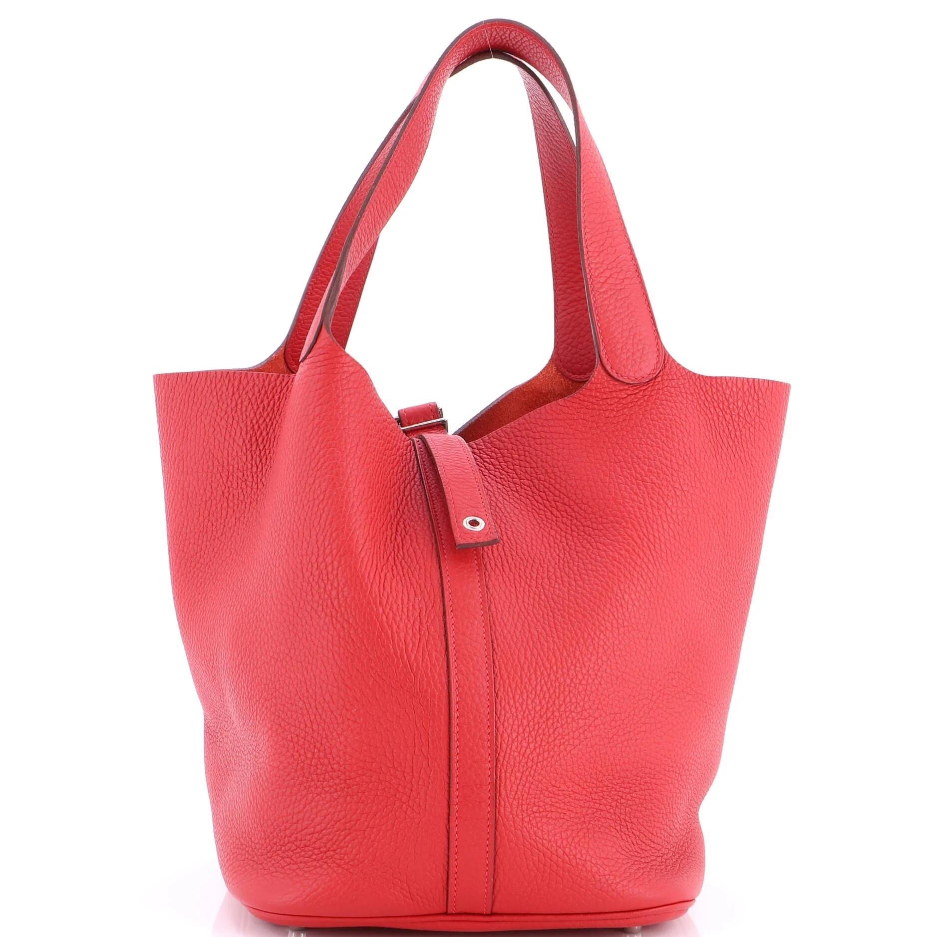 Picotin leather handbag