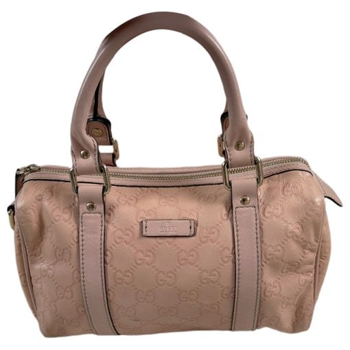 Boston leather handbag