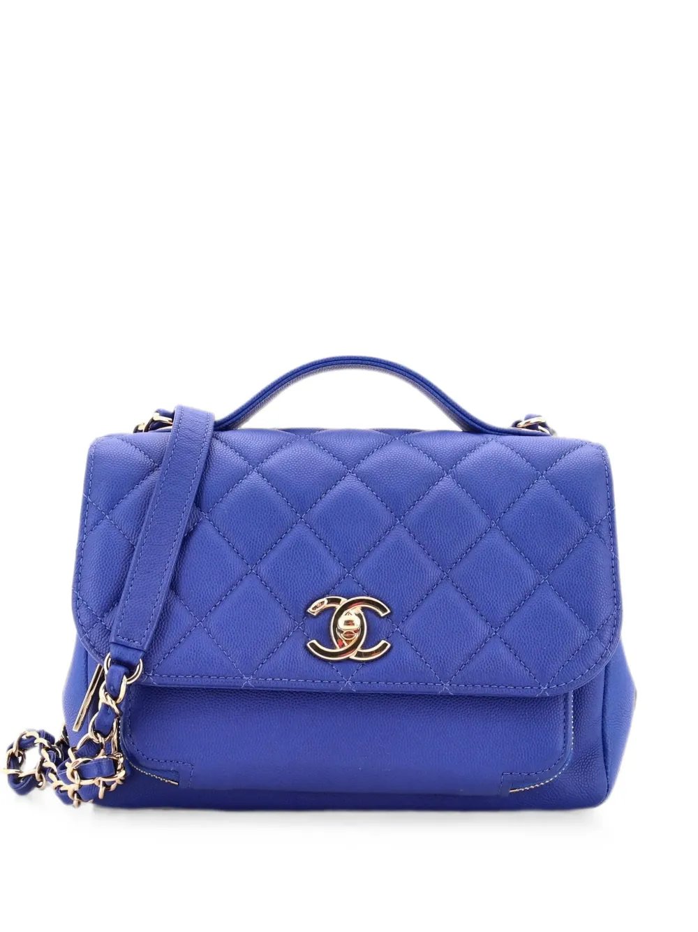 Business Affinity Flap Bag Quilted Caviar Small shoulder bag