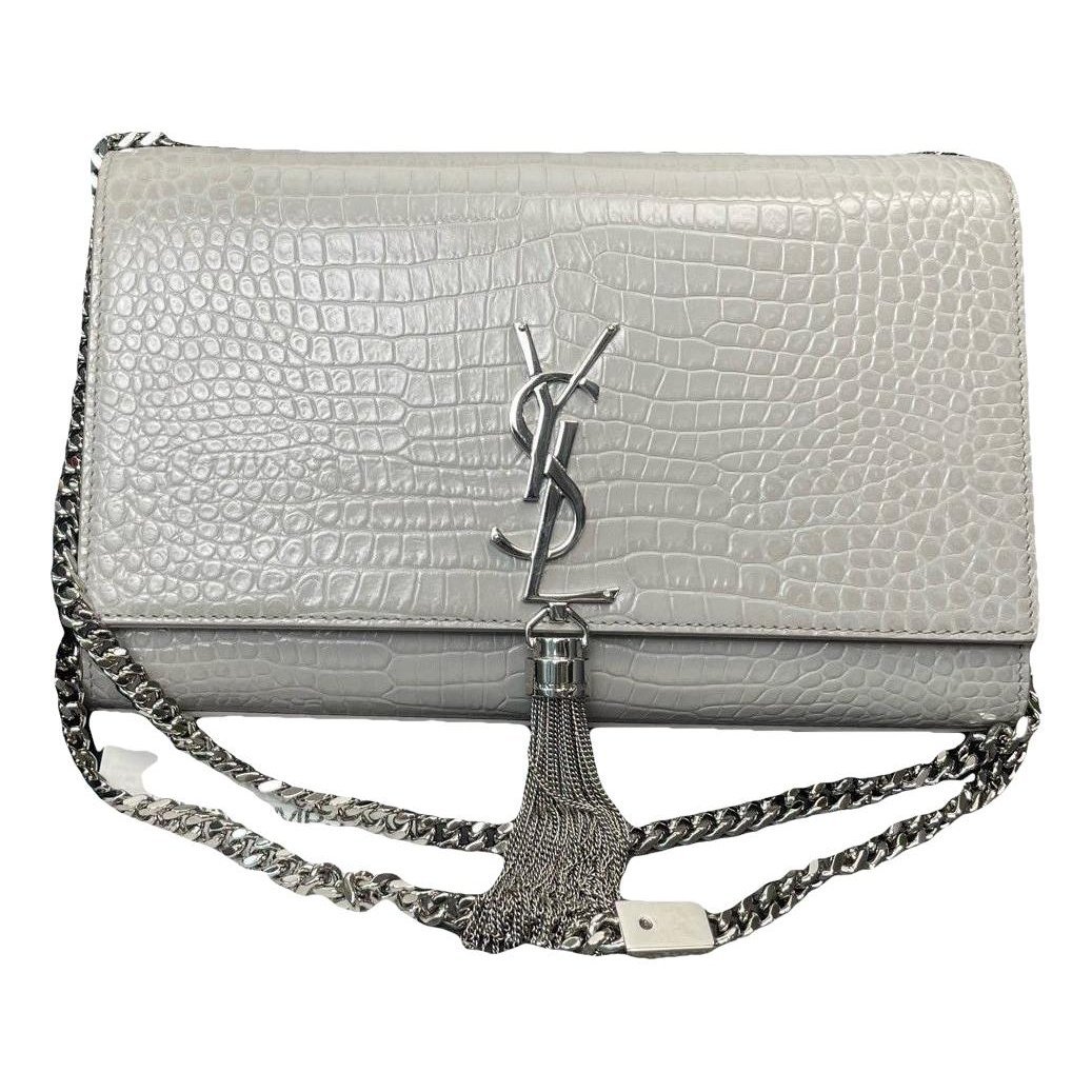 Pompom Kate leather handbag