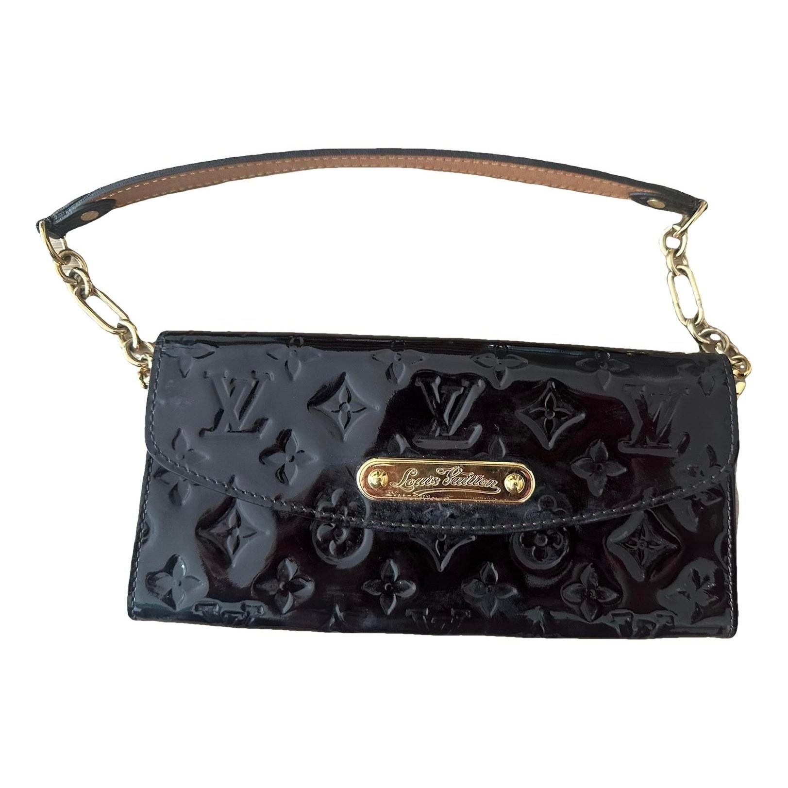 Sunset Boulevard patent leather handbag
