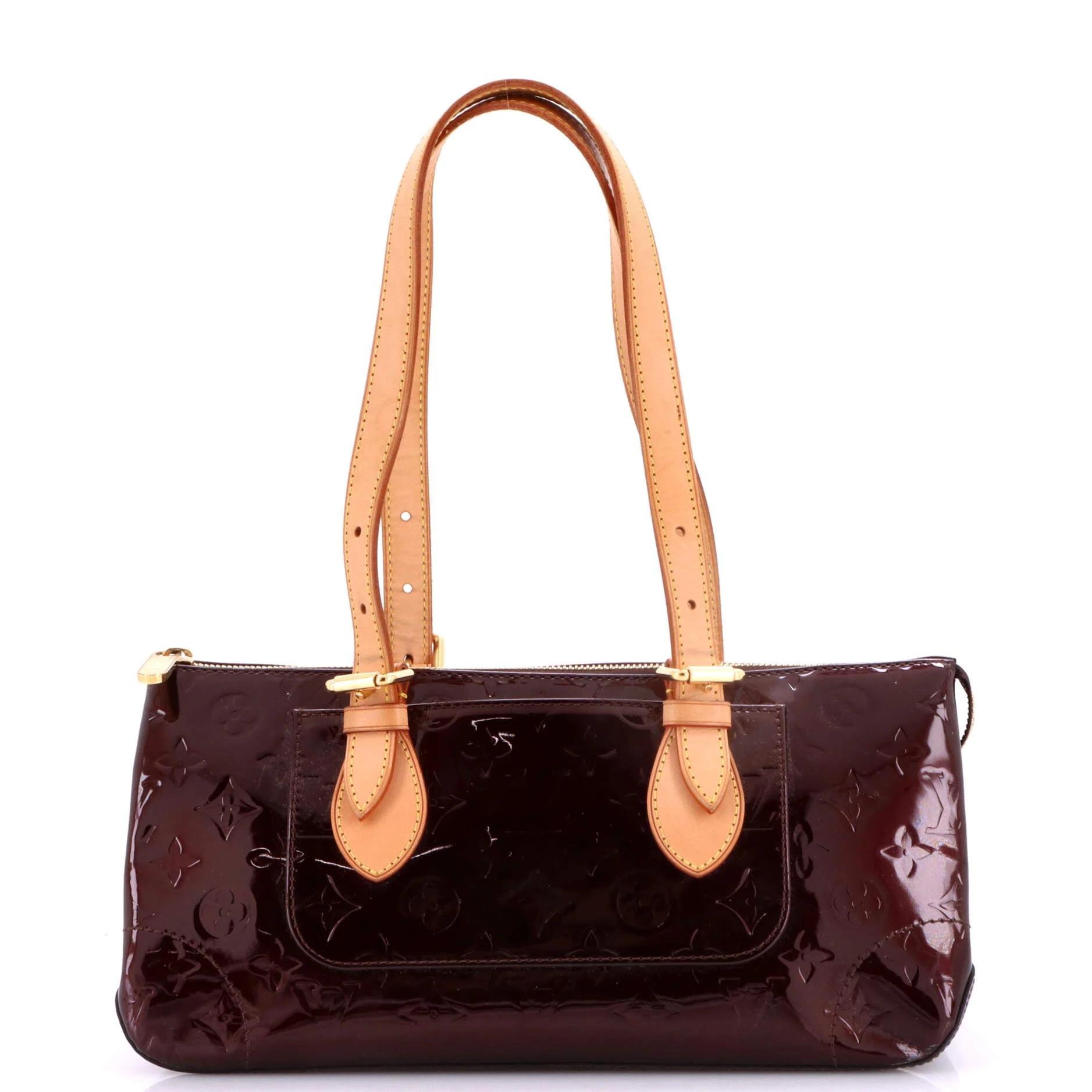 Patent leather handbag