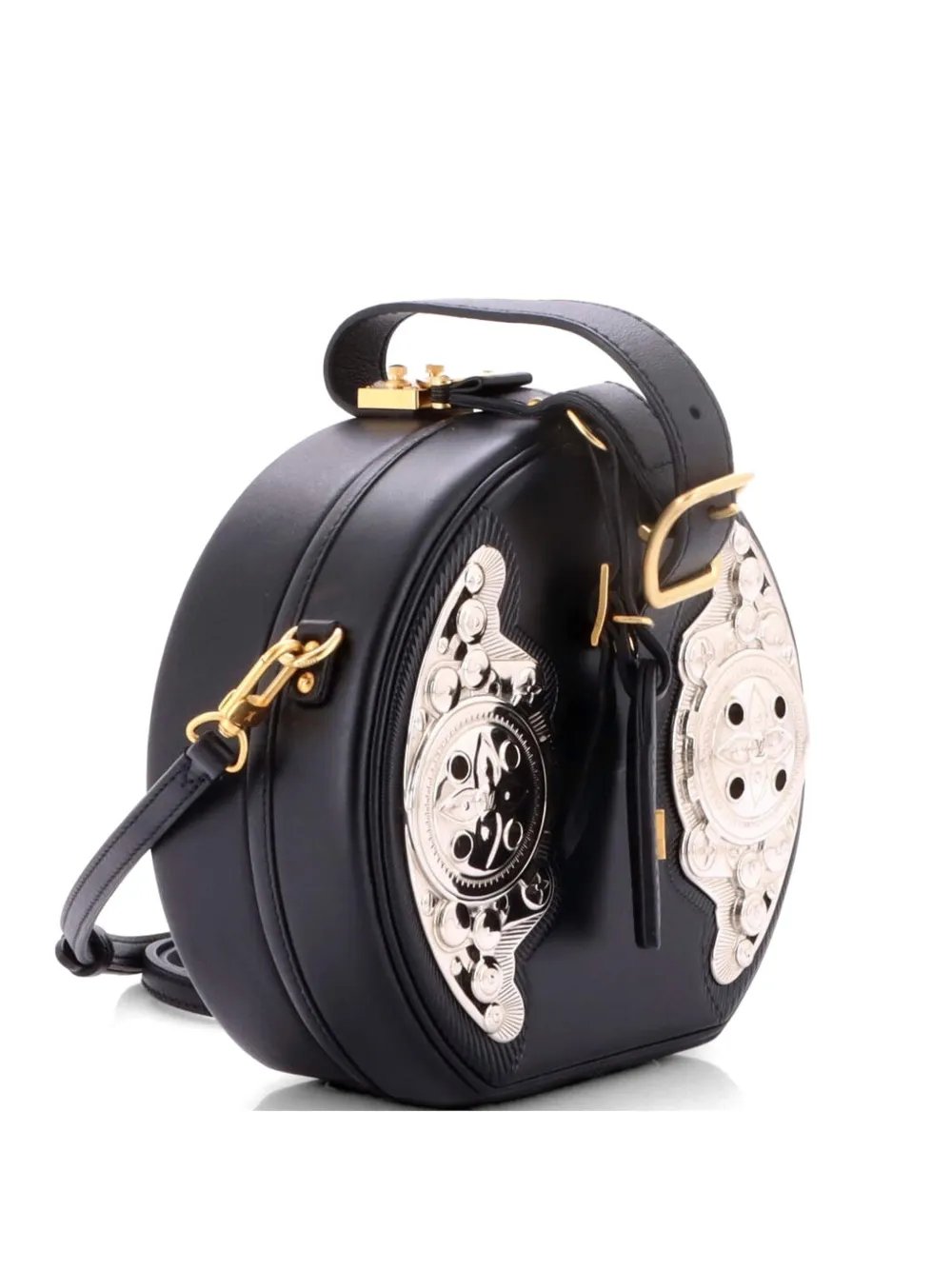 Petite Boite Chapeau Bag Embellished Leather crossbody bag