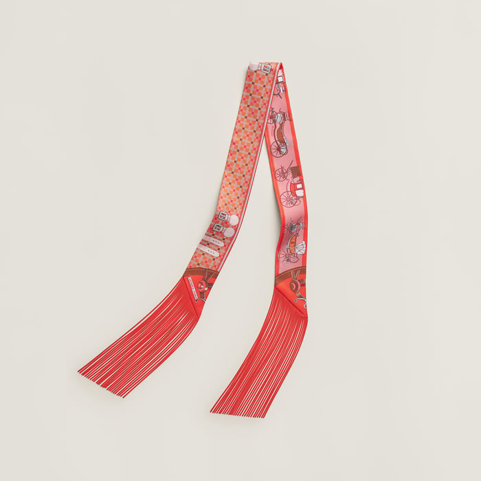 Les Voitures Nouvelles Leather Fringes Twilly