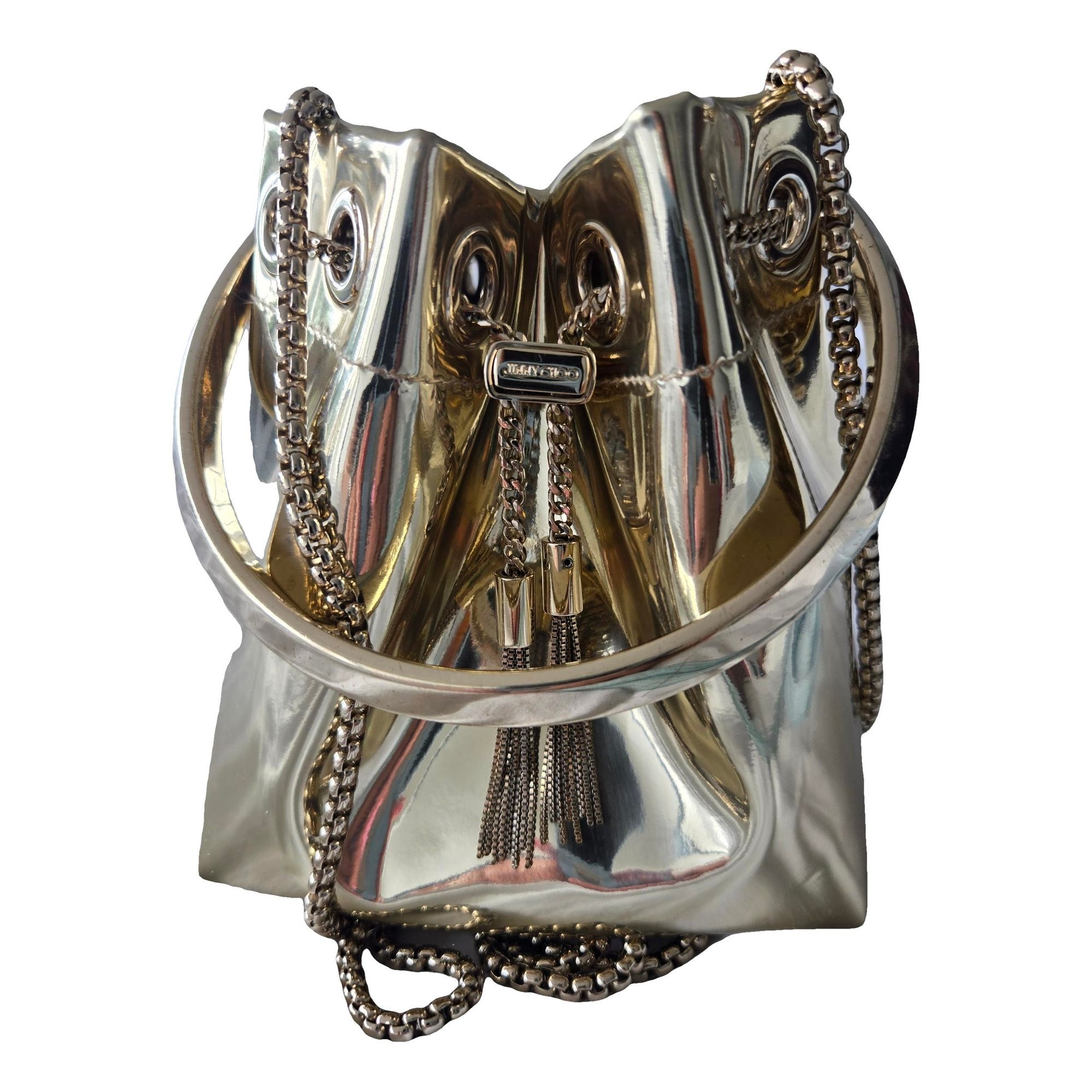 Bon patent leather handbag