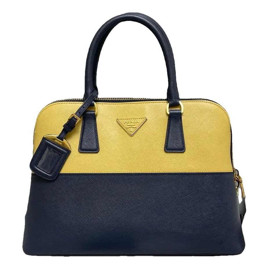 Promenade leather handbag