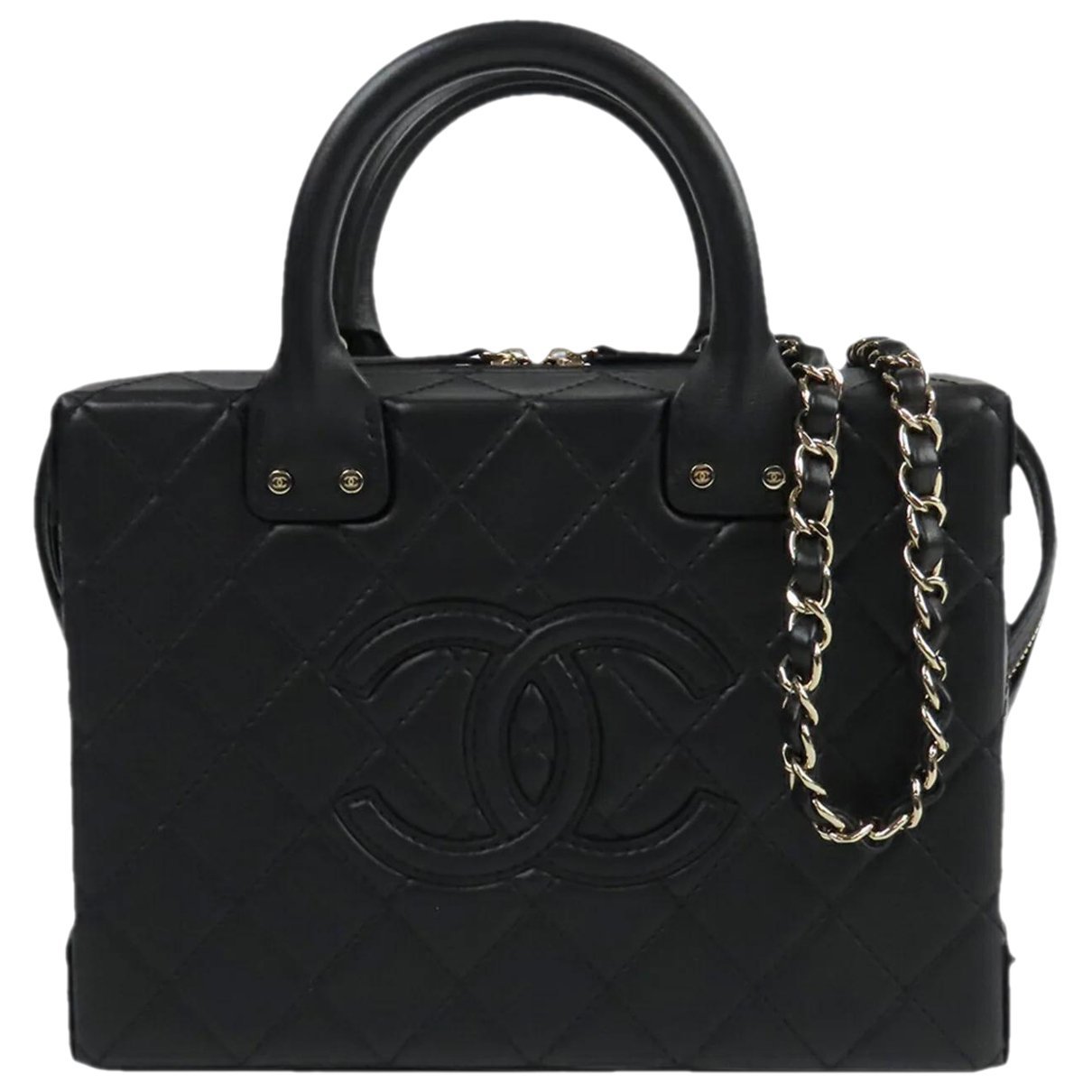 Vanity leather bag