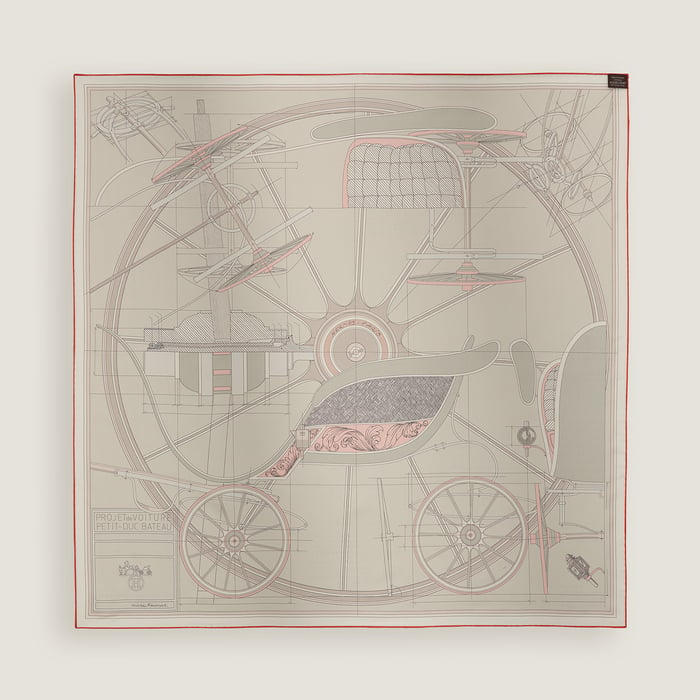 Petit Duc 더블 페이스 스카프 90