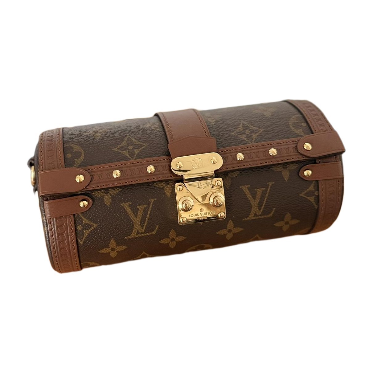 Papillon Trunk leather handbag