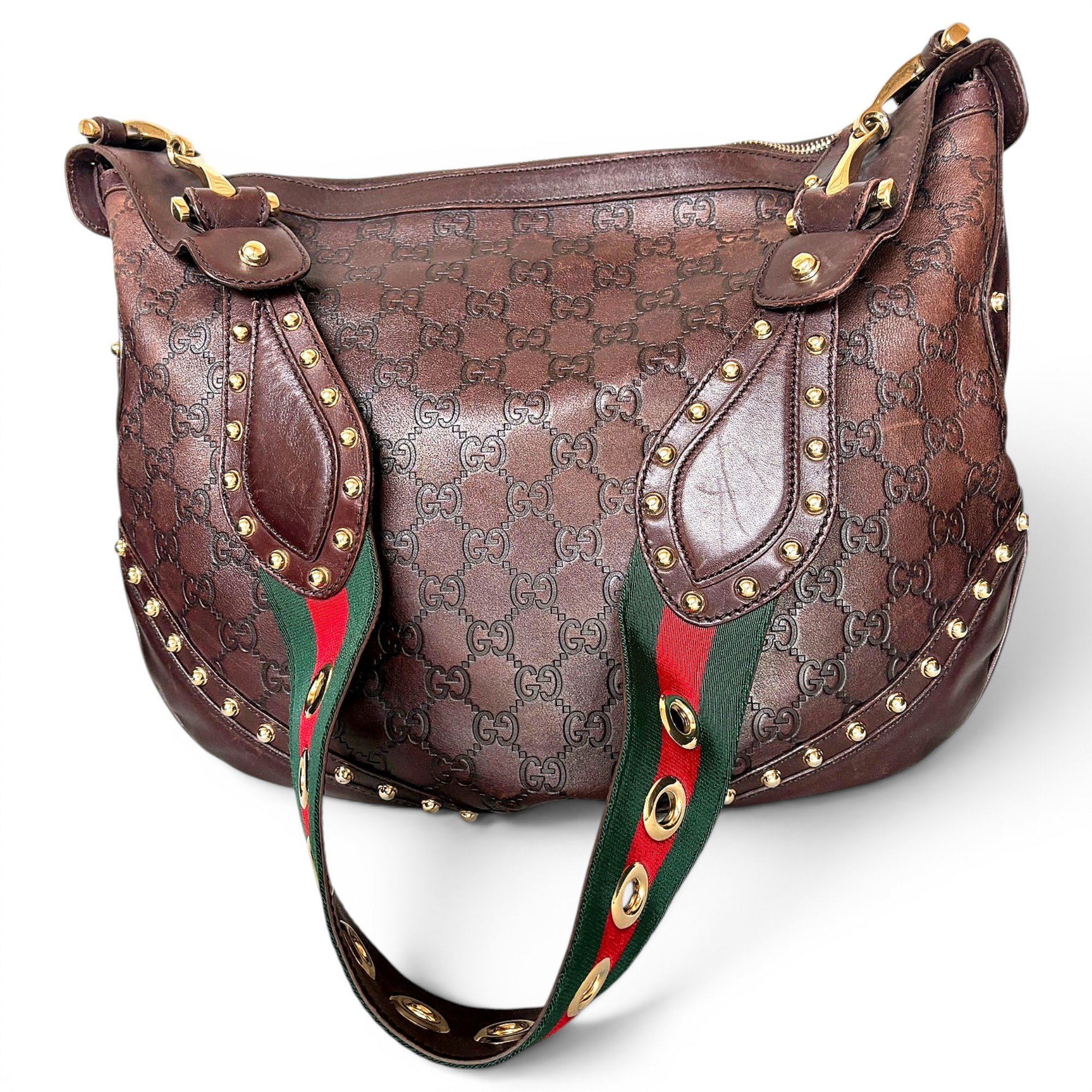 Leather crossbody bag