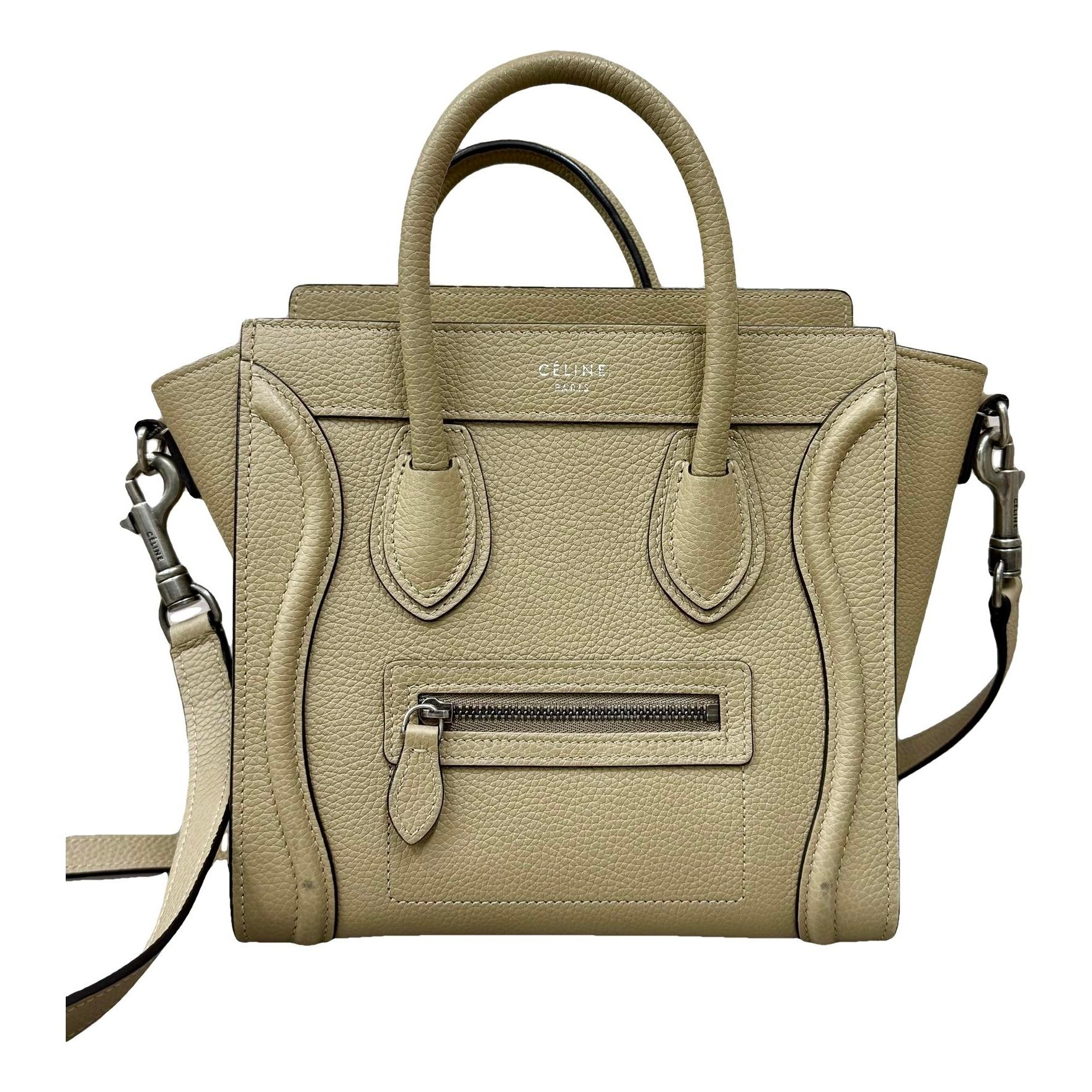 Nano Luggage leather handbag