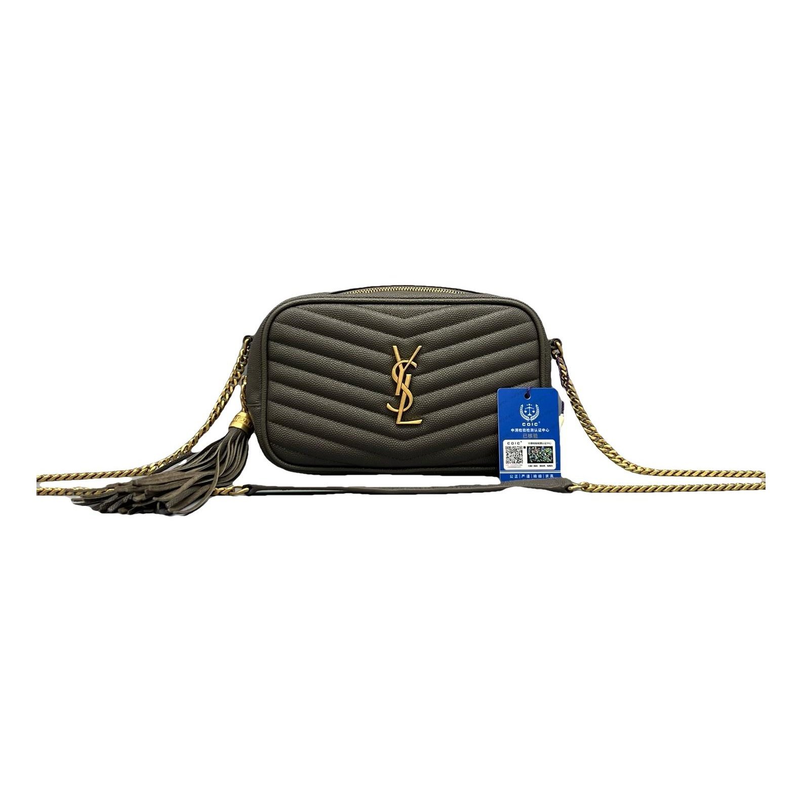 Lou leather crossbody bag